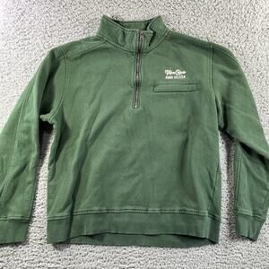 Clique Topo Chico 1/4 Zip Pullover Mens Medium Green Sweater Jacket Hard Seltzer